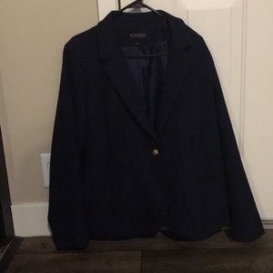 Eloquii navy blue blazer size 18W